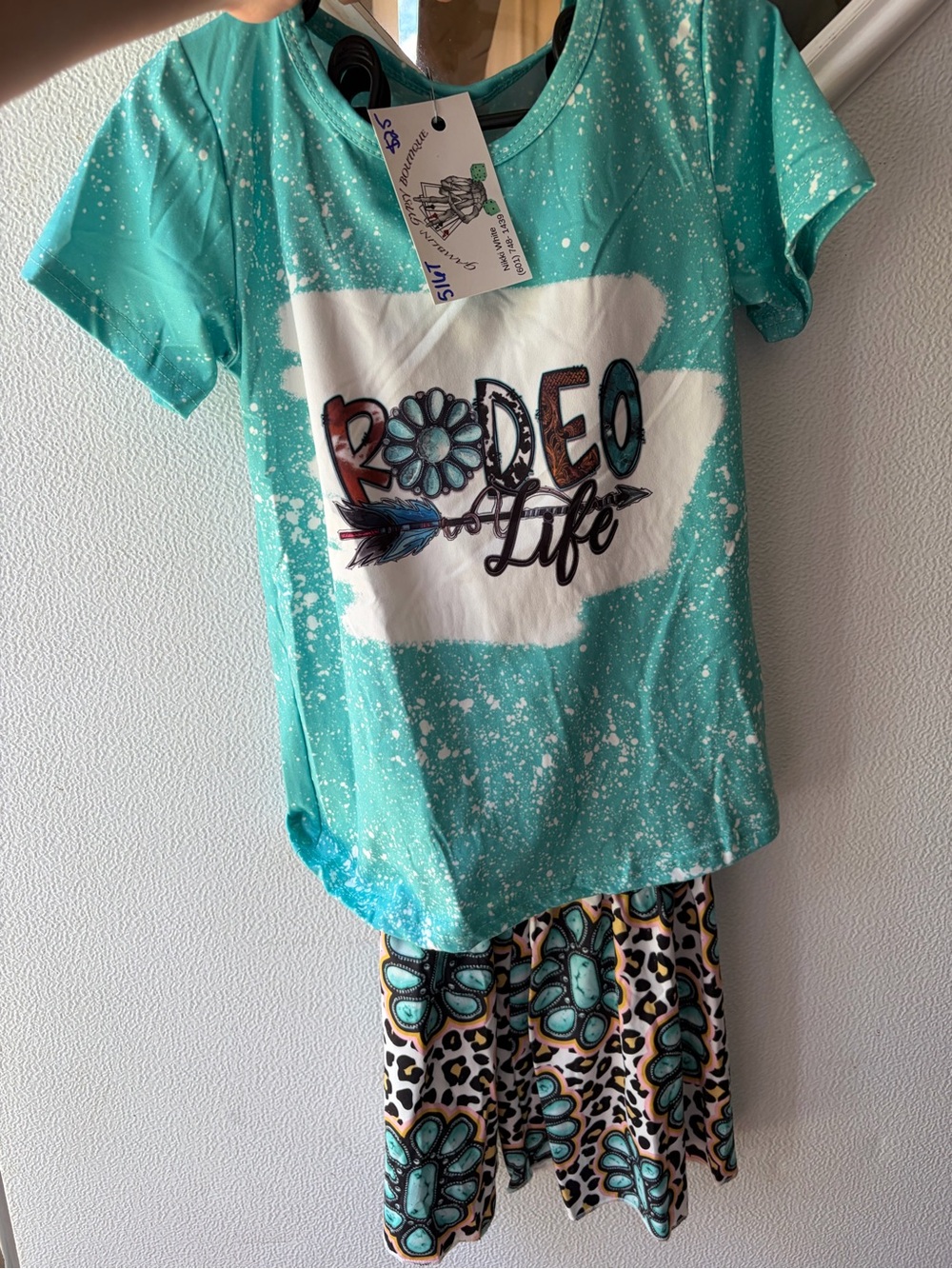 Rodeo Life Girls Turquoise Set